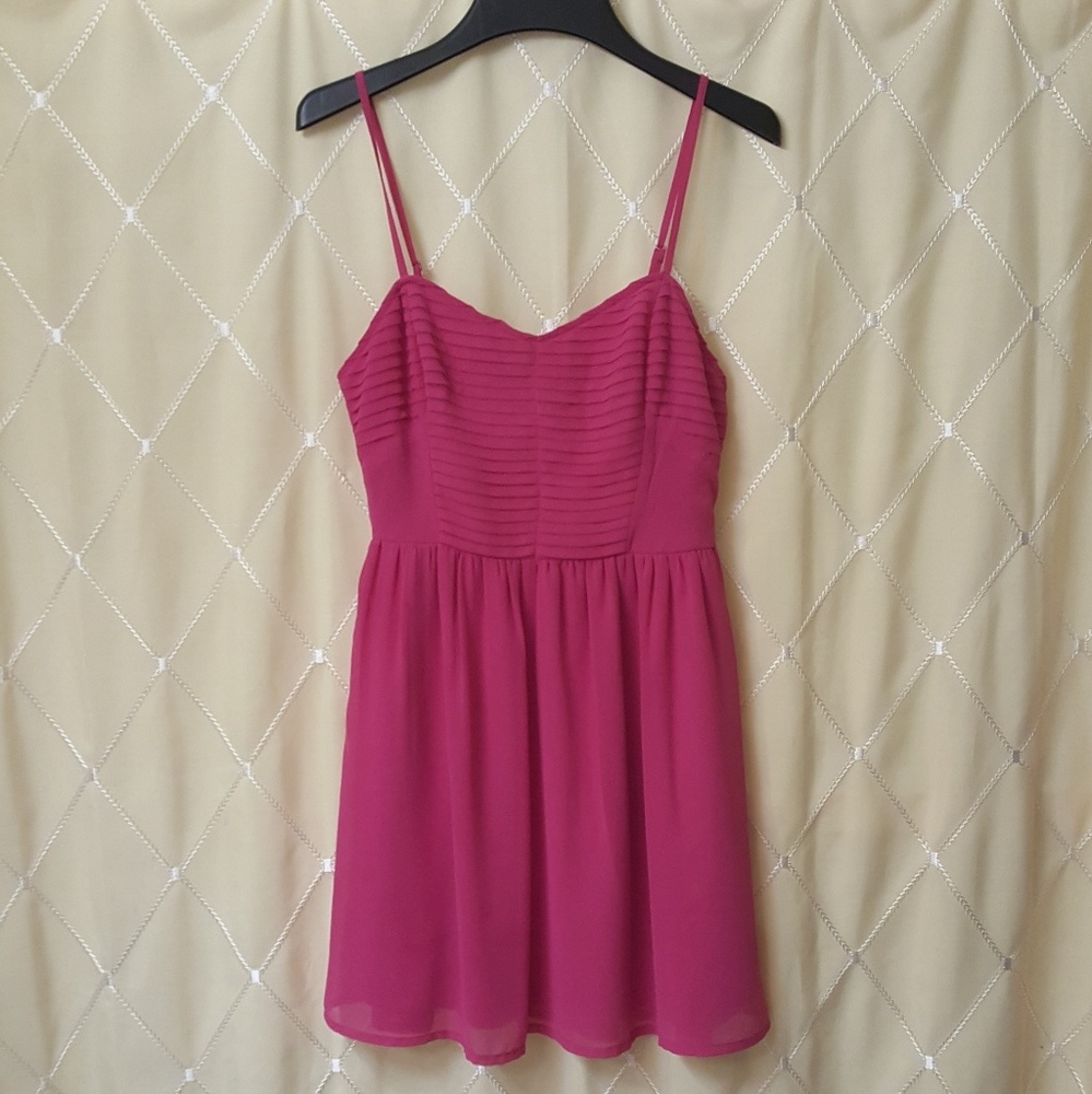 Pink camisole dress